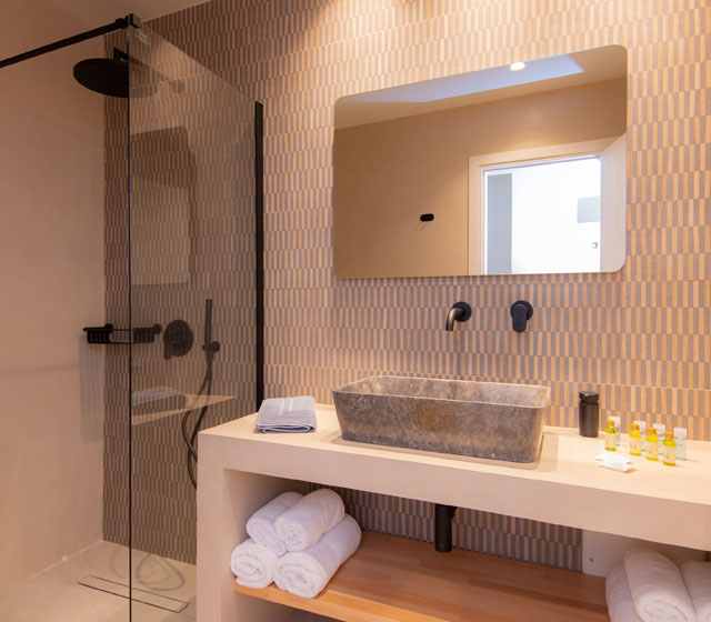 Sunlight στη Σίφνο - Μοντέρνο μπάνιο