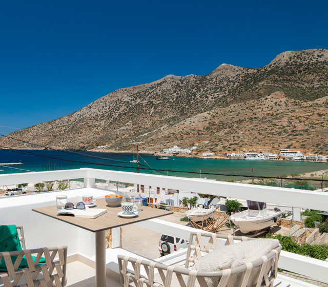 Sunlight στη Σίφνο - Βεράντα με θέα στη θάλασσα