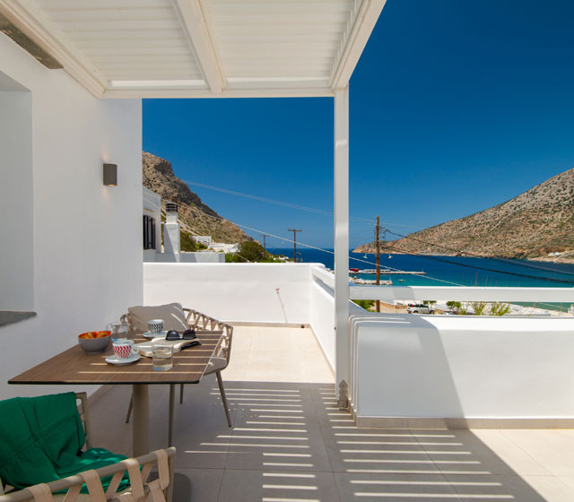 Sunlight στη Σίφνο - Βεράντα με θέα στη θάλασσα