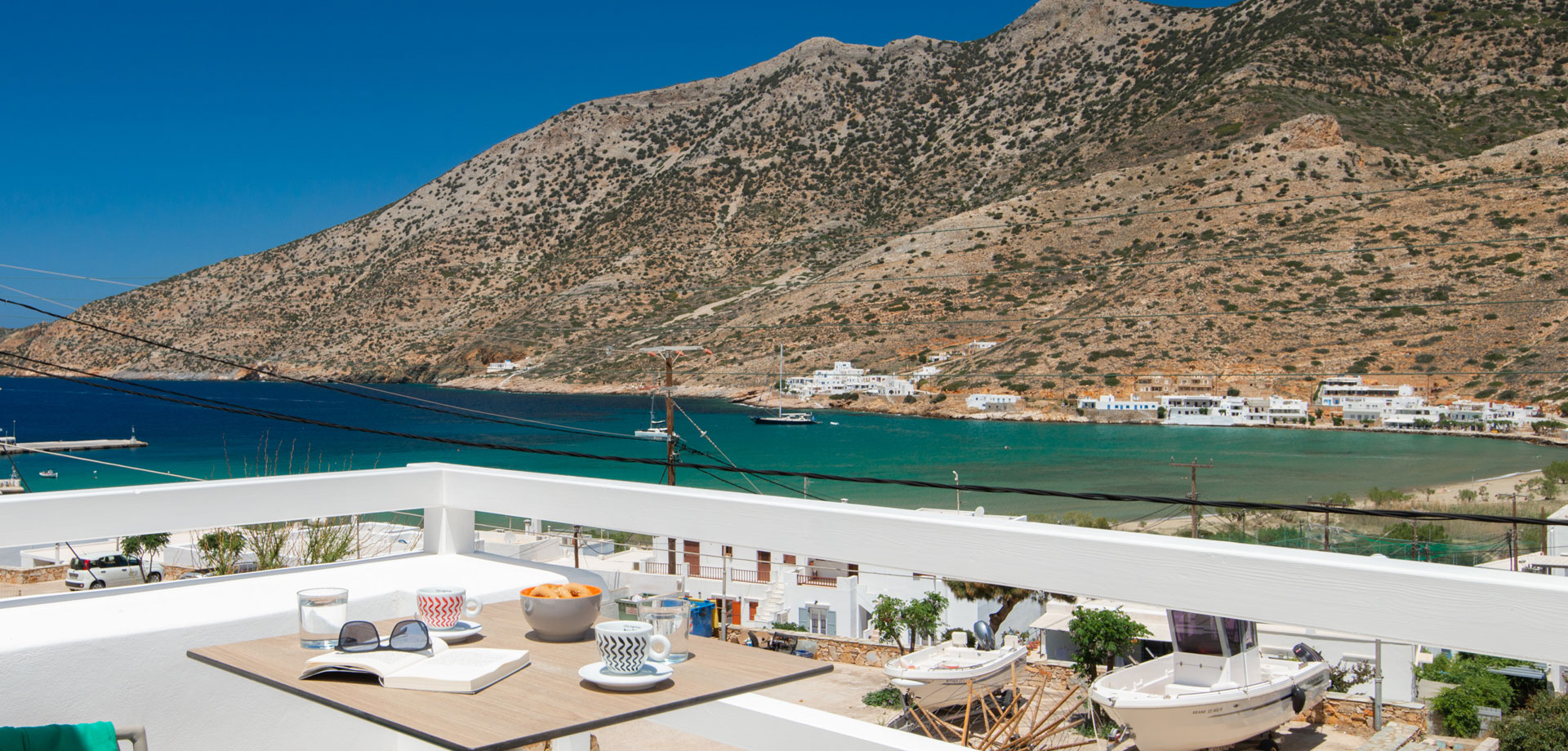 Θέα στη θάλασσα από το Sunlight superior hospitality στη Σίφνο